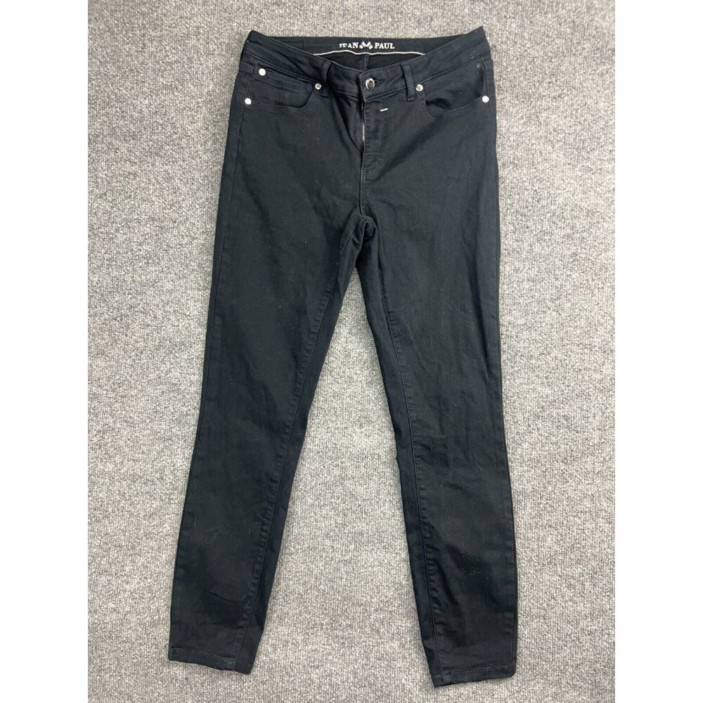 Jean Paul Gaultier Femme Jeans Women's 29x26 Black Denim Skinny‎ Ankle High Rise